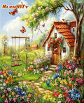 Cottage Garden Paint by Number Kits for Adults