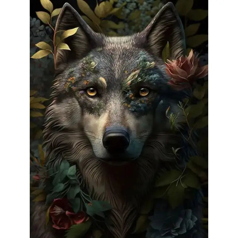 Wild Animal Paint by Number Kits for Adults