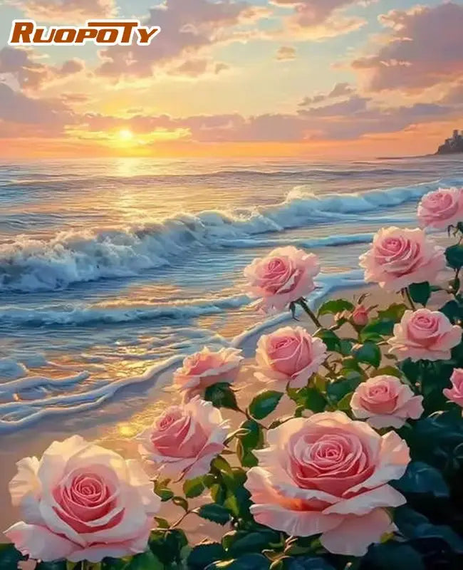 Enchanted Gardens &amp; Waterscapes Paint by Number Kits for Adults