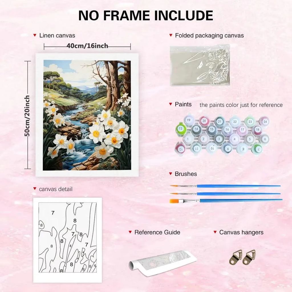 Peaceful Landscapes Paint by Number Kits for Adults