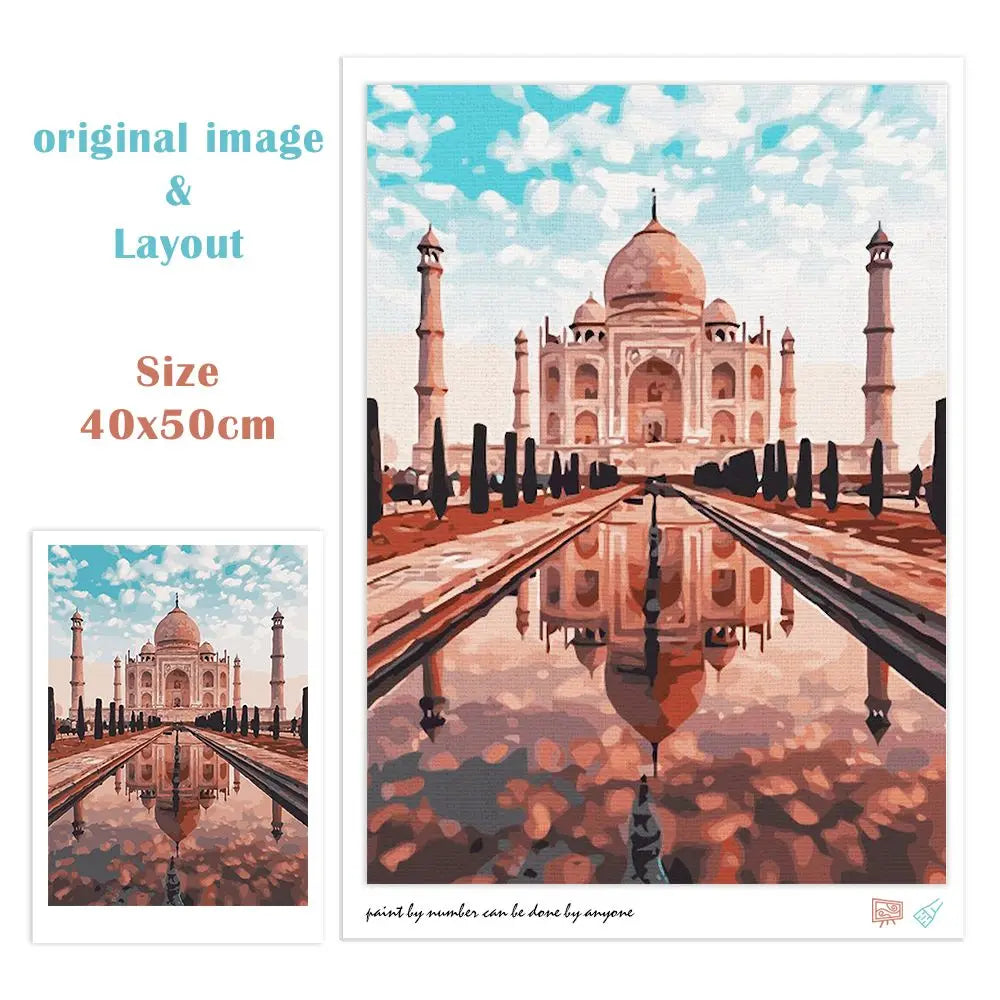 Wanderlust Paint by Number Kits for Adults