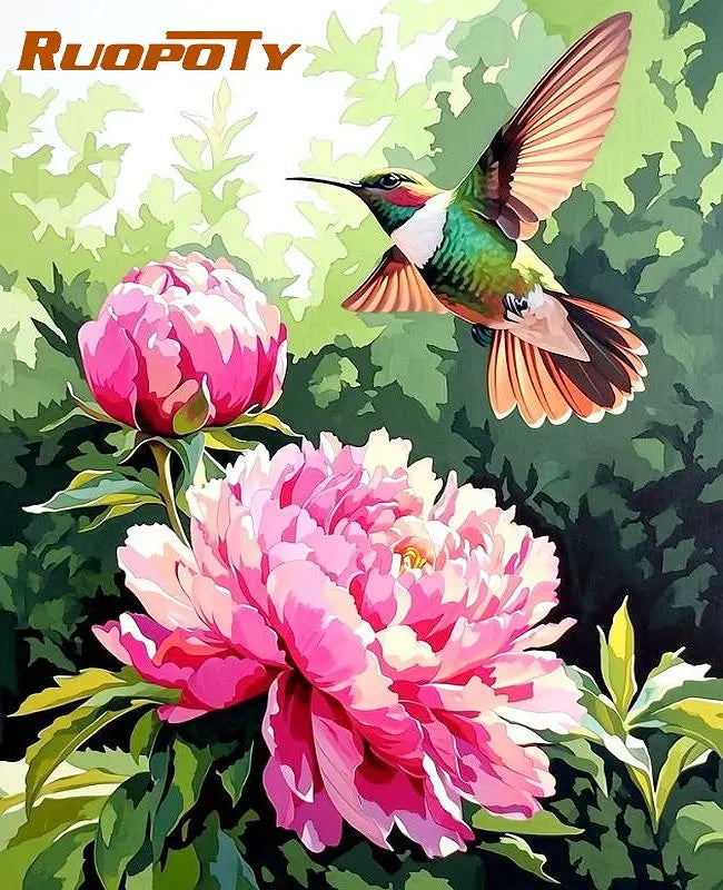 Enchanted Creatures Paint by Number Kits for Adults