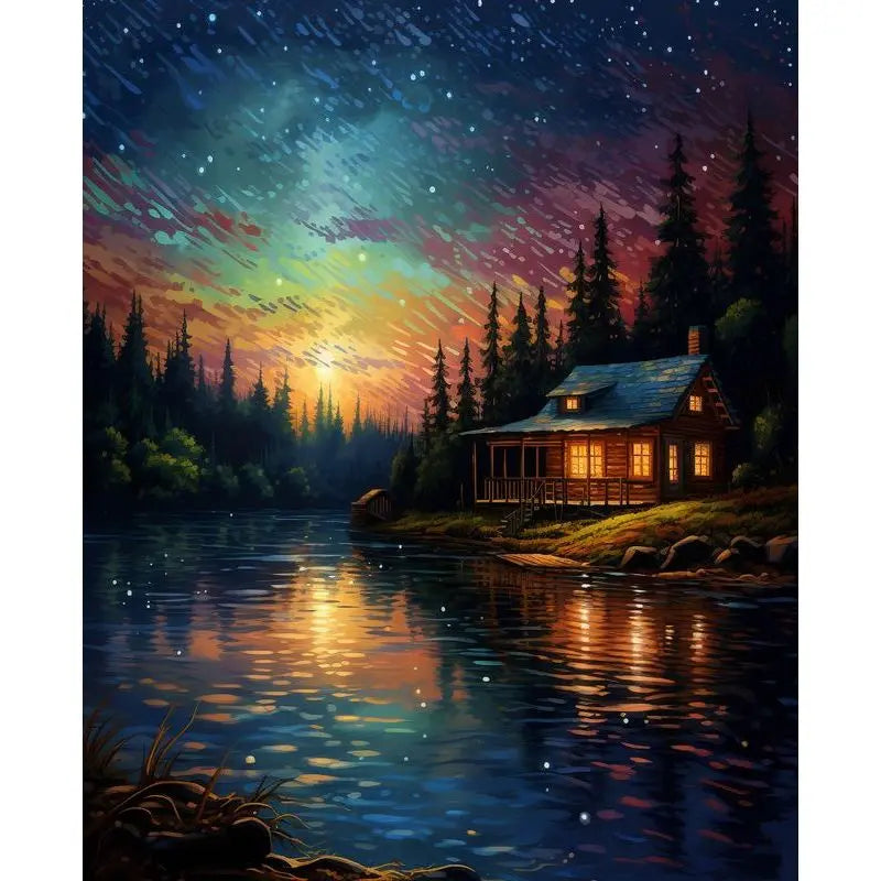 Moonlit Cities & Coastal Escapes Paint by Number Kits for Adults