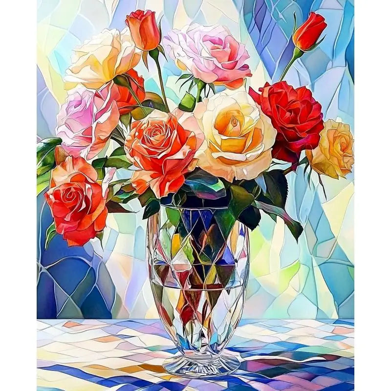 Bold Blooms & Bouquets Paint by Number Kits for Adults