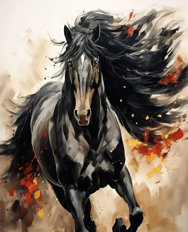 Horse Paint by Number Kits for Adults