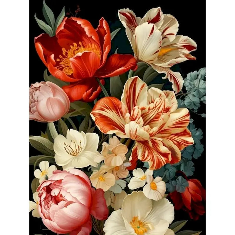 Bold Blooms & Bouquets Paint by Number Kits for Adults