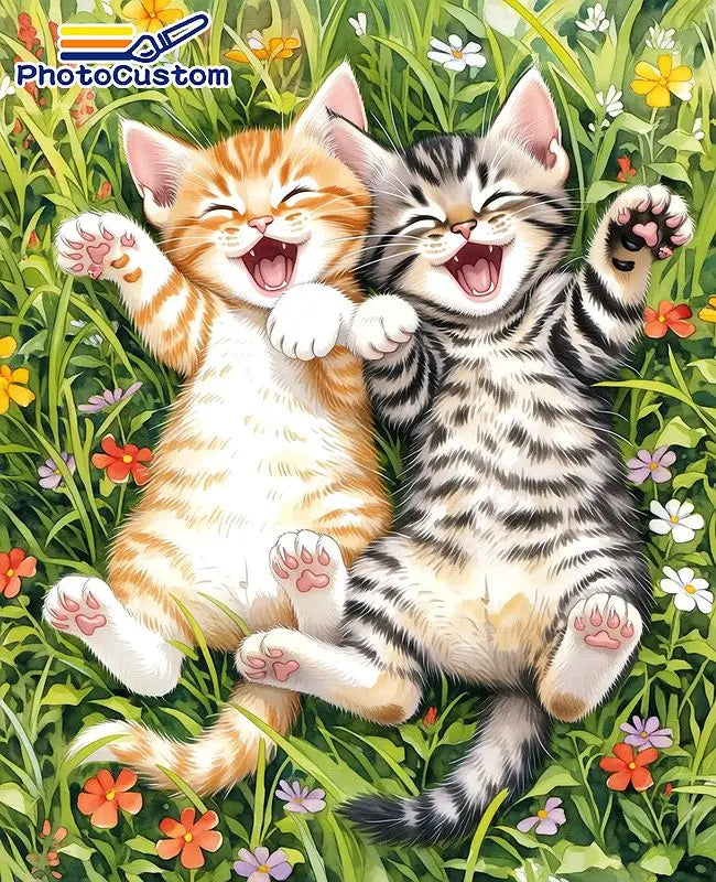 Whimsical Animals Paint by Number Kits