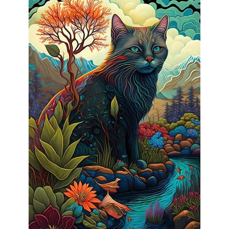 Wild Animal Paint by Number Kits for Adults