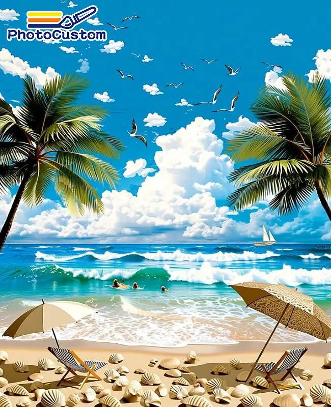 Scenic Escapes Paint by Number Kits for Adults