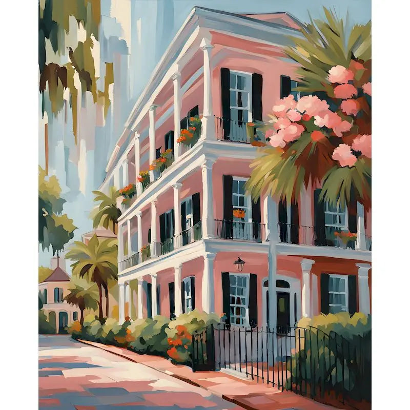 Paris in Pink Paint by Number Kits for Adults