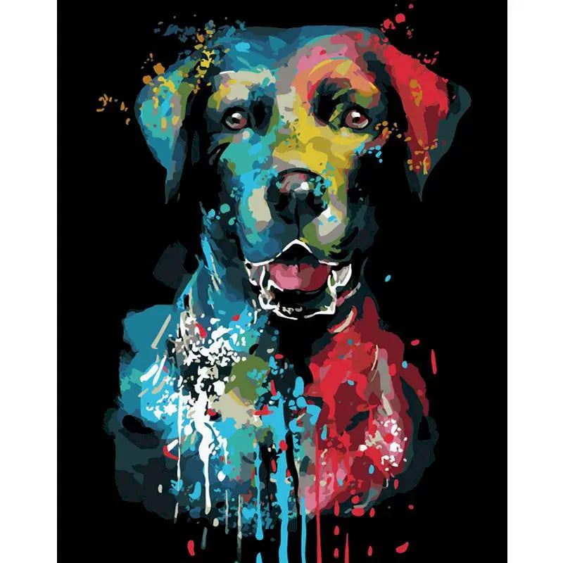 Colorful Creatures Paint by Number Kits for Adults