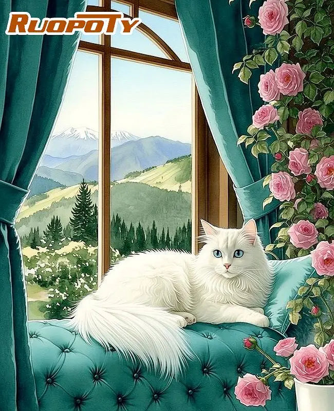 Enchanted Creatures Paint by Number Kits for Adults