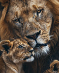 Majestic Lions Paint by Number Kits for Adults