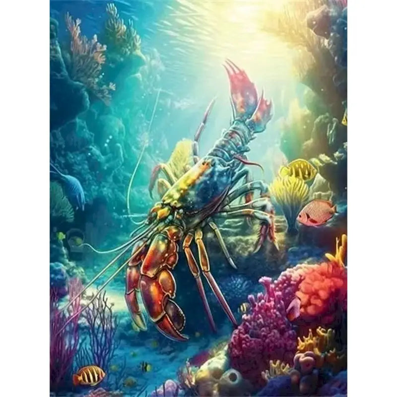 Ocean Life Paint by Number Kits for Adults