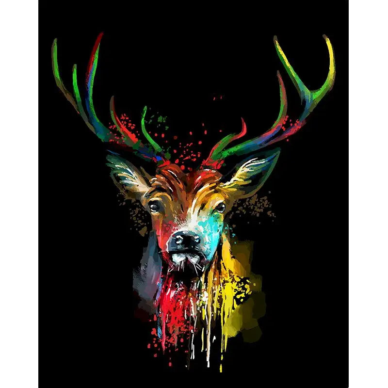 Colorful Creatures Paint by Number Kits for Adults