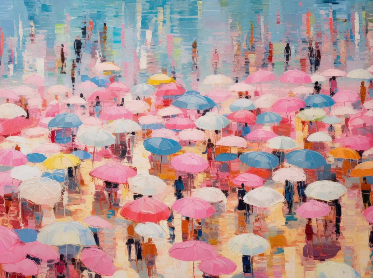 Summer Seaside Paint by Number Kits for Adults