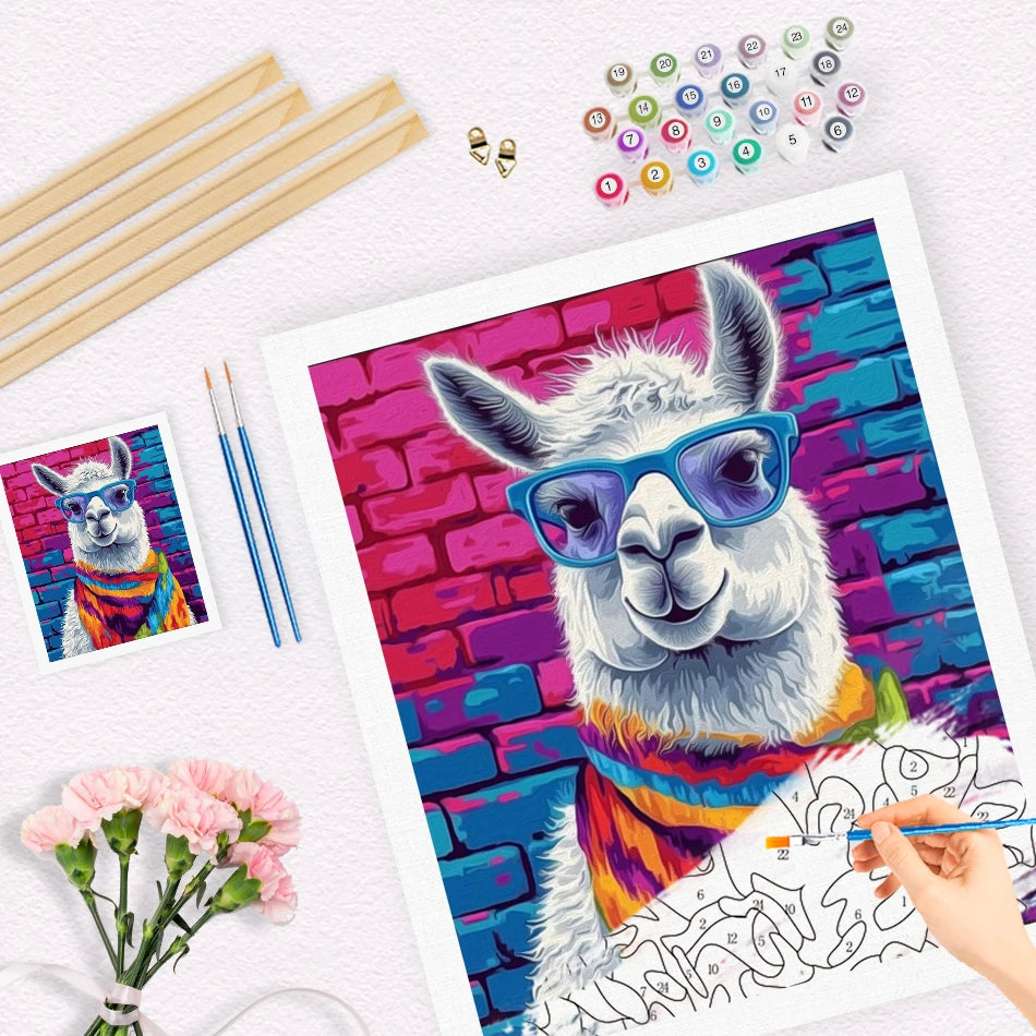 Wild & Whimsical Animal Portrait Paint by Number Kits