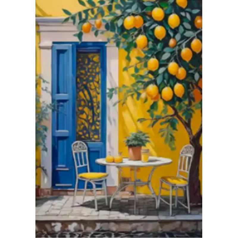 Sunny Coastal Escapes Paint by Number Kits for Adults