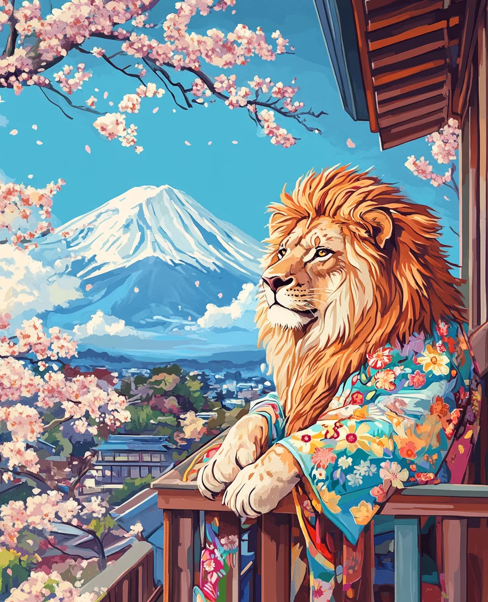Wild & Whimsical Animal Portrait Paint by Number Kits
