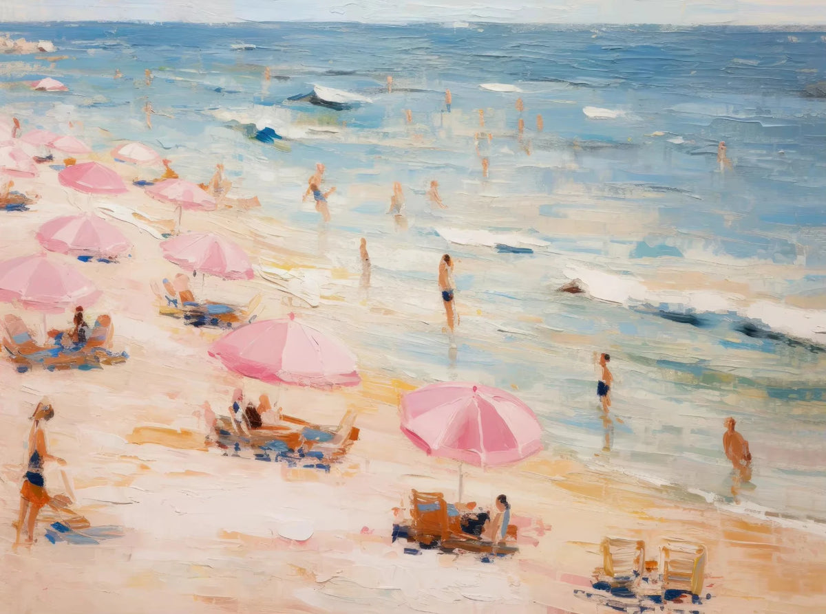 Summer Seaside Paint by Number Kits for Adults