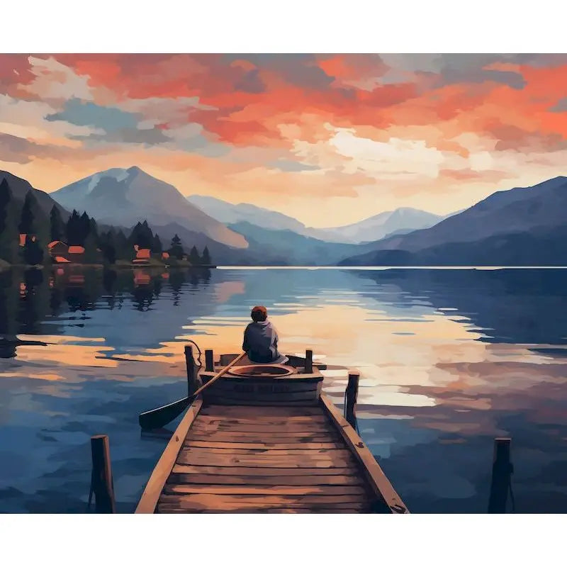Ocean Waves & Coastal Views Paint by Number Kits for Adults