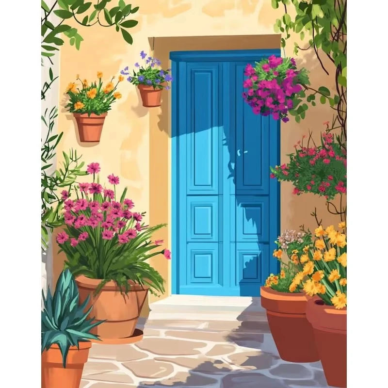 Mountain Meadows  Wildflowers Paint by Number Kits for Adults