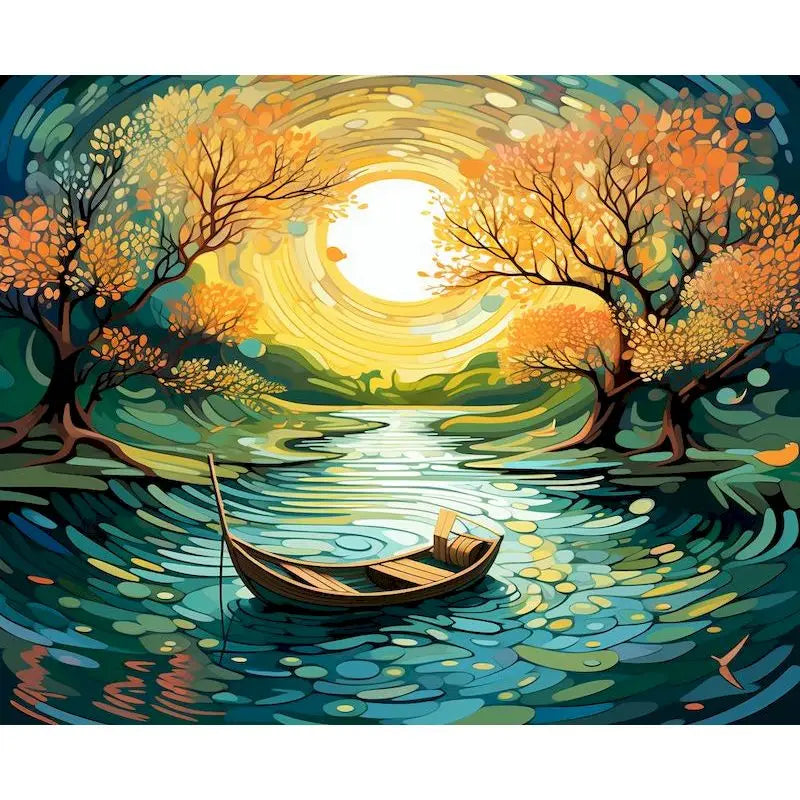 Ocean Waves & Coastal Views Paint by Number Kits for Adults