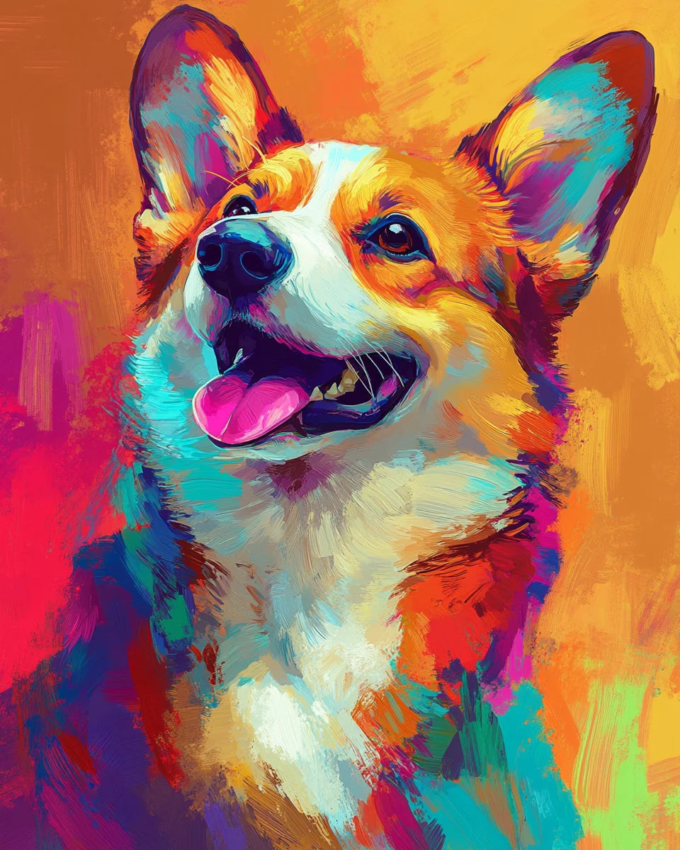 Wild & Whimsical Animal Portrait Paint by Number Kits