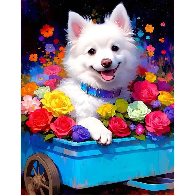 Dog Paint by Number Kits for Adults