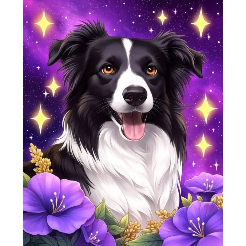 Dog Paint by Number Kits for Adults
