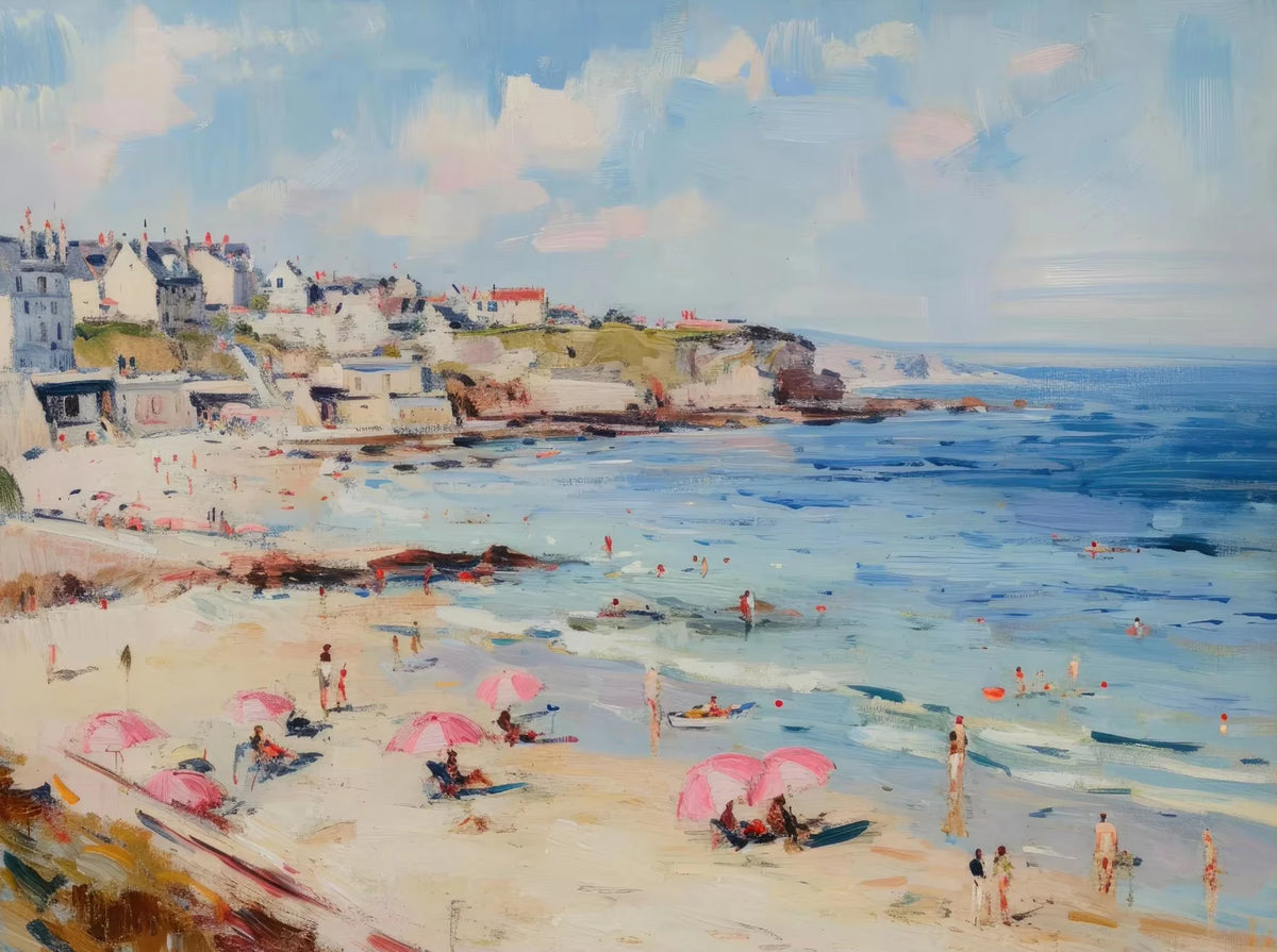 Summer Seaside Paint by Number Kits for Adults