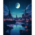 Moonlit Cities & Coastal Escapes Paint by Number Kits for Adults