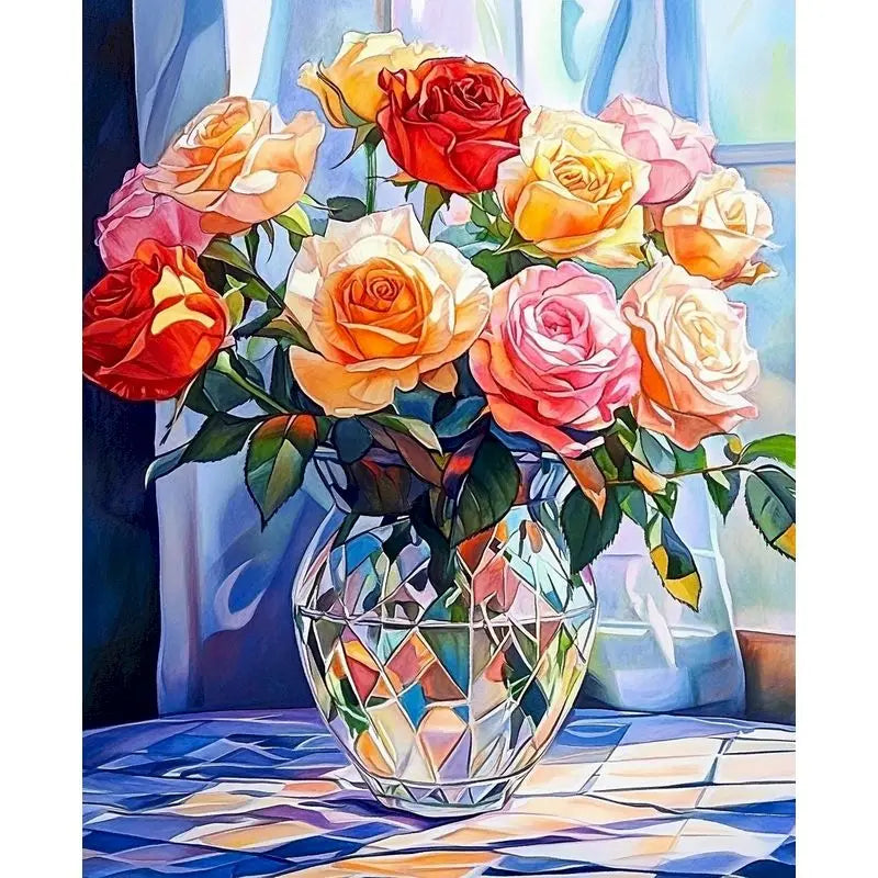 Bold Blooms & Bouquets Paint by Number Kits for Adults