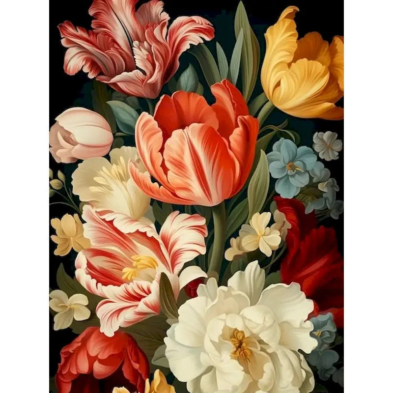 Bold Blooms & Bouquets Paint by Number Kits for Adults