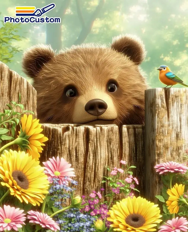 Whimsical Animals Paint by Number Kits