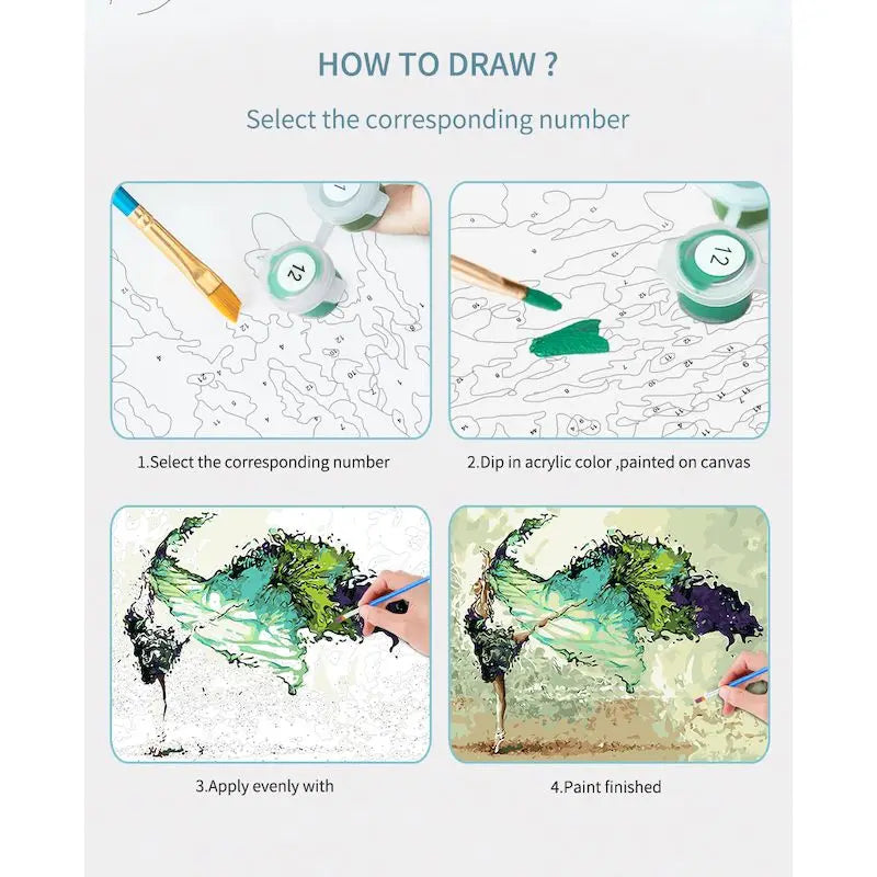 Beautiful Animal Art Paint by Number Kits for Adults