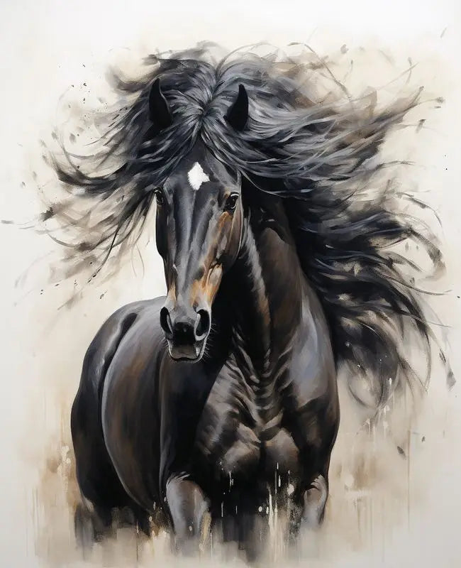 Horse Paint by Number Kits for Adults