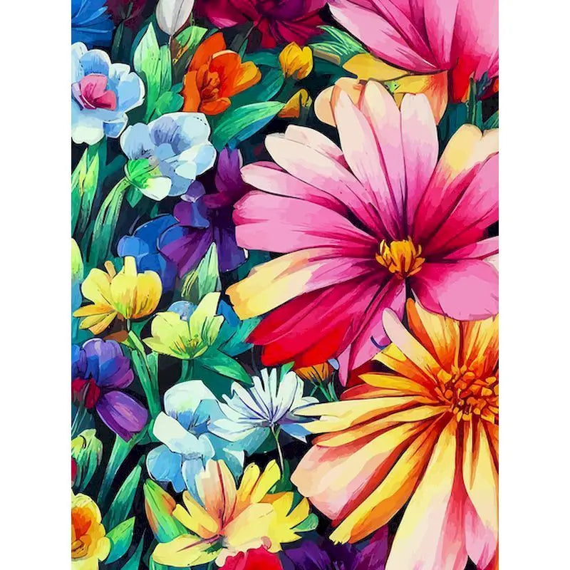 Bold Blooms & Bouquets Paint by Number Kits for Adults