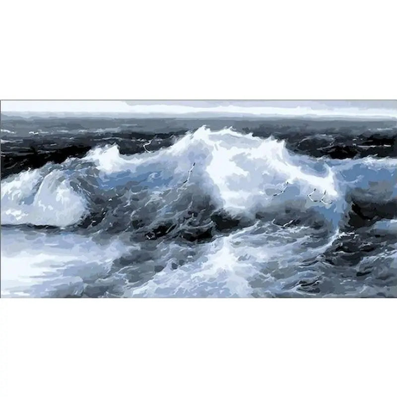 Ocean Waves & Coastal Views Paint by Number Kits for Adults