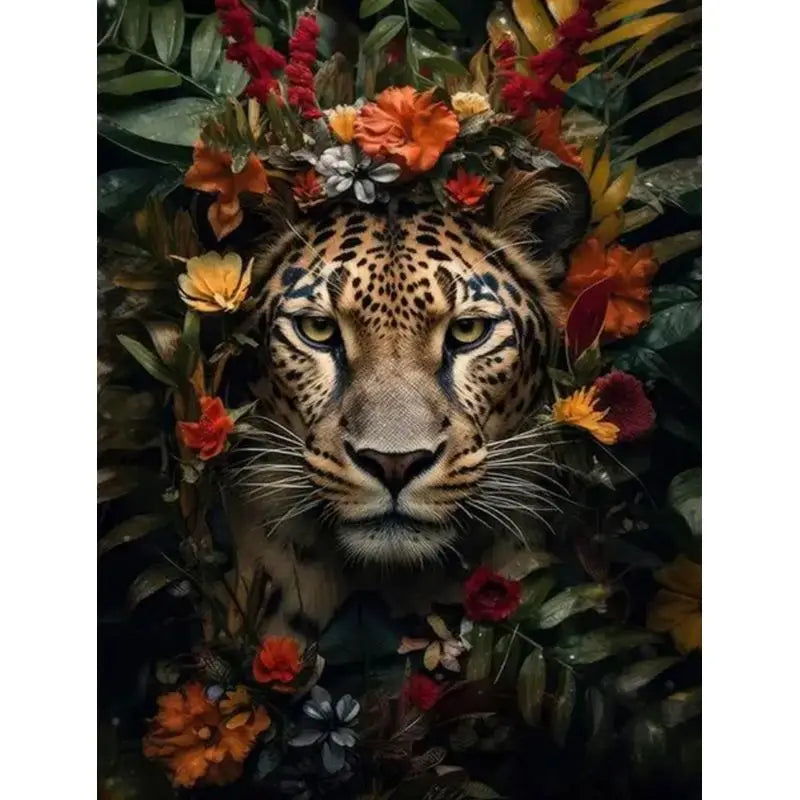 Wild Animal Paint by Number Kits for Adults
