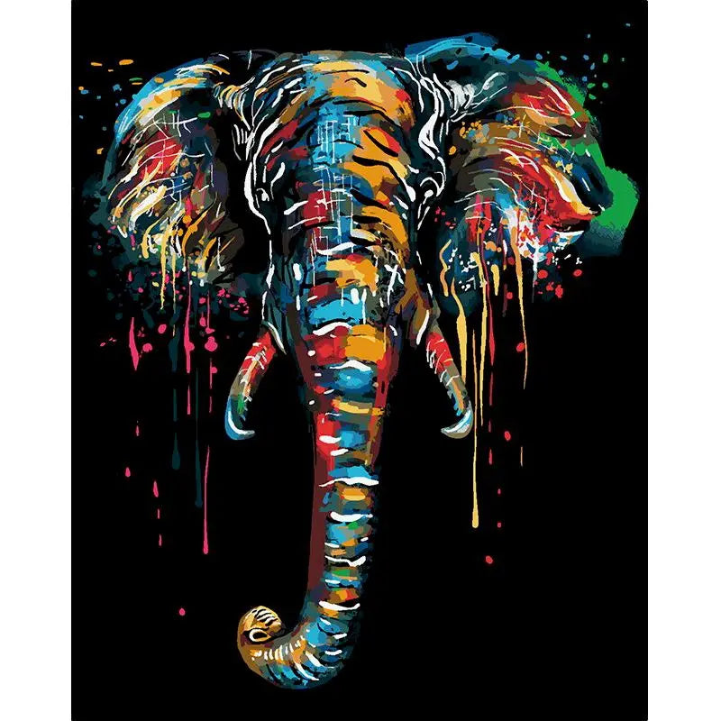 Colorful Creatures Paint by Number Kits for Adults
