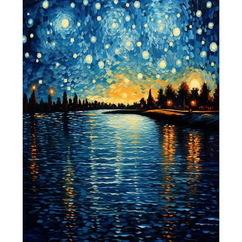 Moonlit Cities & Coastal Escapes Paint by Number Kits for Adults