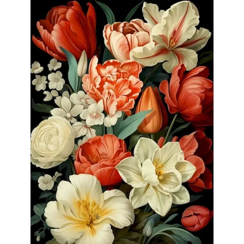 Bold Blooms & Bouquets Paint by Number Kits for Adults