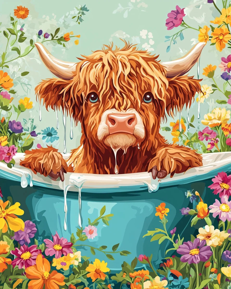 Wild & Whimsical Animal Portrait Paint by Number Kits